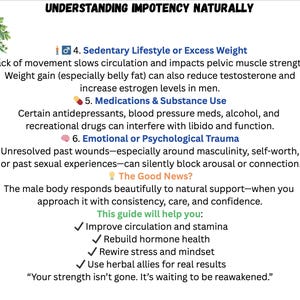 ED Vitality Recovery Guide – Natuurlijke kruidenondersteuning voor het welzijn, het zelfvertrouwen en de kracht van mannen | Holistisch lifestyle-e-boek afbeelding 8