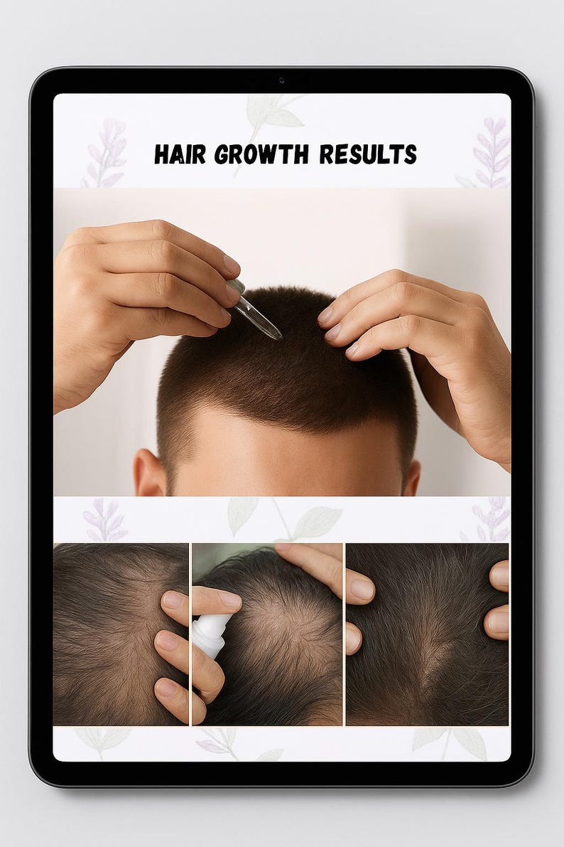 Regrow your Hair, Stop the Shedding, Age, Stress, Diet, GLP1 Injections, Herbal Hair Guide with DIY Remedies, 57 Pgs, 12 Pg Calendar. image 12