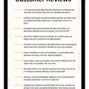 Regrow your Hair, Stop the Shedding, Age, Stress, Diet, GLP1 Injections, Herbal Hair Guide with DIY Remedies, 57 Pgs, 12 Pg Calendar. image 8