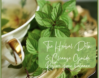 Lever, nieren en lymfestelsel: 7-dagenplan, kruidendetox- en reinigingsgids – doe-het-zelfthee, baden, holistische wellnessreset, e-boek van 13 pagina's.