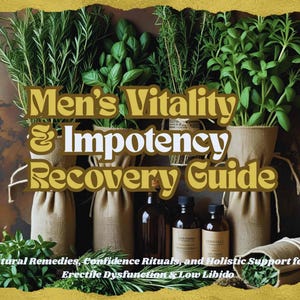 ED Vitality Recovery Guide – Natuurlijke kruidenondersteuning voor het welzijn, het zelfvertrouwen en de kracht van mannen | Holistisch lifestyle-e-boek afbeelding 1