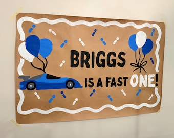 Hand Painted Banners Customized for Birthday -Anniversary -Baby Showers -Celebrations-- 21st birthday