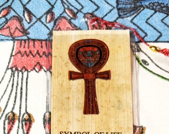 Symbol of Life-The Anhk Egyptian Papyrus Bookmark! Beautiful, useful and unique. A thoughtful, practical gift!
