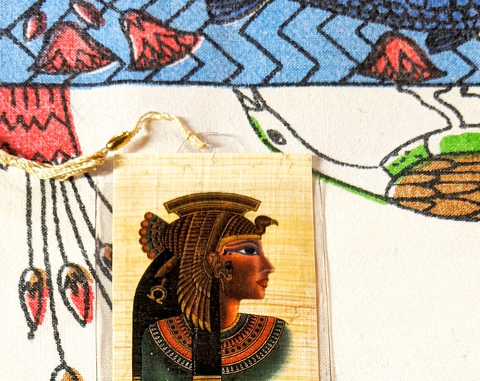 Queen Cleopatra Papyrus Bookmark – Unique Gift for Women, Girls, Teens, Mother's Day