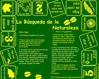 New! Nature Quest in Spanish! La Busqueda de la Naturaleza! Great for Spanish immersion at home, camp! Learn about nature in Spanish!