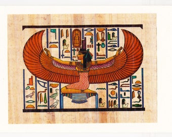 Goddess of love, magic, motherhood, fertility and healing our papyrus note card makes a unique, beautiful gift. Mothers, women