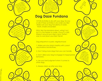 Your dog gets bored too! Dog Daze Fundanas! 10 Fun Games to Play with your dog. Great for dog parks, backyards, puppies, new dogs, old dogs!