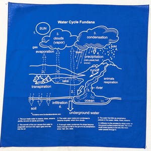 Water Cycle Fundana – Educational Activity Chart for Kids | Learn Evaporation, Condensation, Precipitation at Home or in School