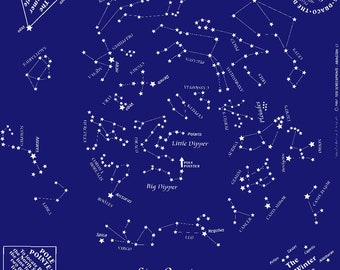 Star Constellation Bandanas – 33 Constellations on Black or Navy | Fun for Scouts & Families