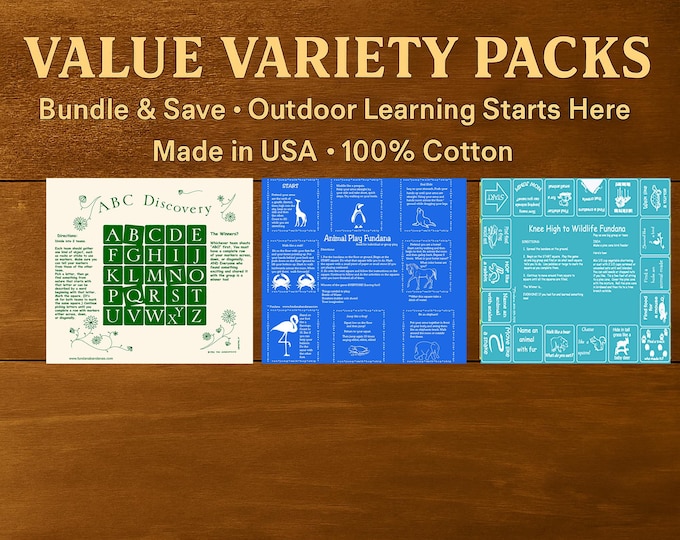 Value Variety 3 Pack Wildlife, ABC, Animal Games. Fun Learning Games for Kids!