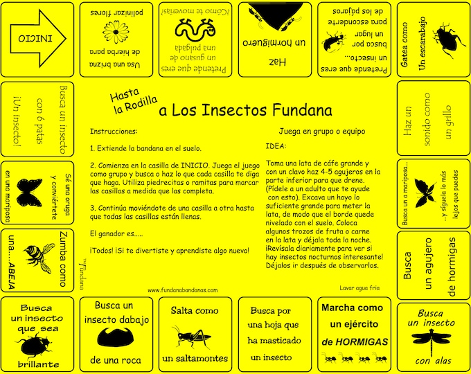 New! Spanish Knee high to Bugs for Kids ages 3-6! Fun scavenger hunt! Great for Spanish immersion at home, bilingual preschool camps!