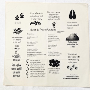 Scat & Track Fundana – Animal Tracks and  Scat Learning Game for Kids | 4 Color Options | Great for Camps and Scouts