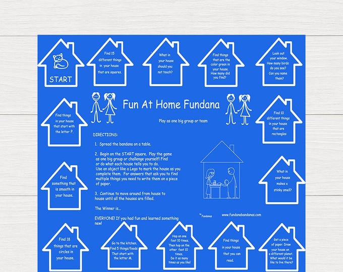 Fun at Home Fundana – Indoor Scavenger Hunt Game for Kids | Screen-Free Activity