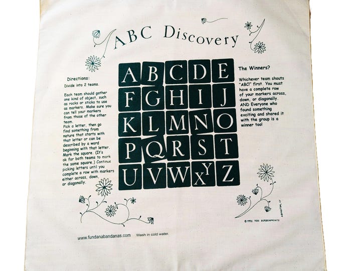 ABC Discovery Fundana – Nature Alphabet Bingo Game for Kids | Scavenger Hunt in 3 Fun Colors