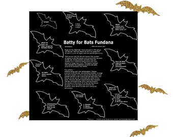 BATS!! Learn all about the quirky, fascinating world of Bats! Echolocation activity included! Great for families, scouts, camps and more!