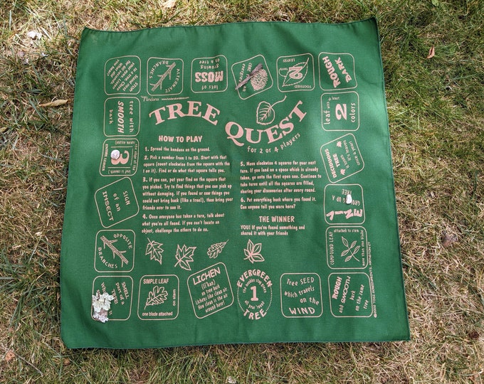 New! Tree Quest in 3 different colors! A fun scavenger hunt to teach kids about the wonderful world of trees. Great for scouts, badges!