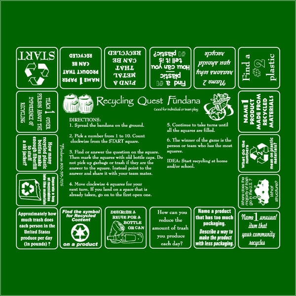 Reduce, Reuse, Recycle. Recycle Game. Great for Kids to Learn About