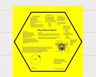 Busy Bees Fundana – Outdoor STEM Learning Game for Kids – Bee Education Activity – Fundana Bandanas USA