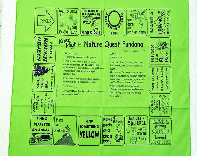 Knee High to Nature Fundana – Nature Scavenger Hunt for Kids Ages 3–6 | Outdoor Learning Game in 3 Color Options