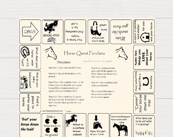 Horse Quest Fundana Game: Backyard, Camp Activity