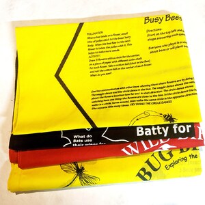 Pollinator Fundanas Variety Pack: Kids&#39; Learning Bandanas
