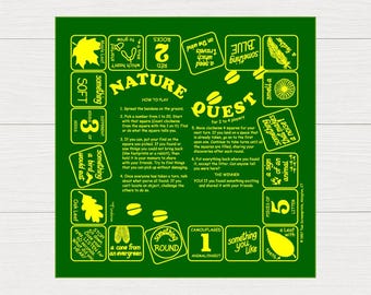 Nature Quest Bandana: Scavenger Hunt Game for Kids