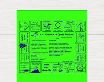 Spanish Nature Quest Bandana for Kids Ages 3-6