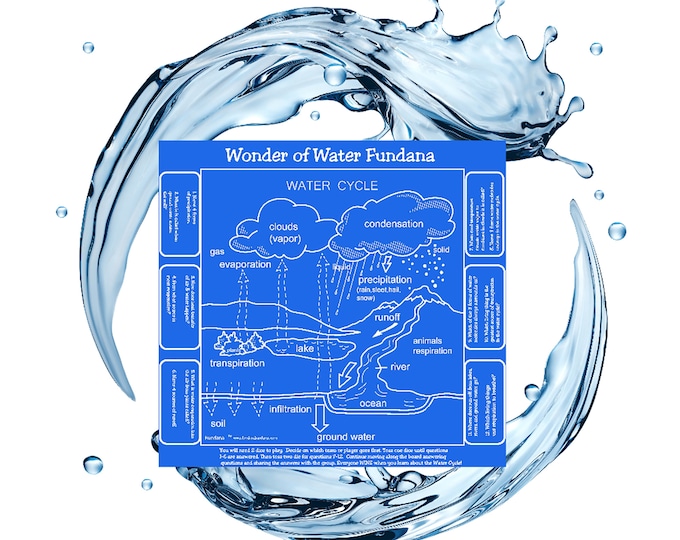 Water Cycle GAME! Wonder of Water is a fun way to learn about the water cycle. Great at home enrichment activity or for scout badges!