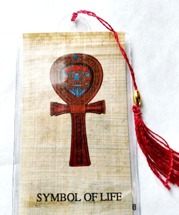 Symbol of Life-The Anhk Egyptian Papyrus Bookmark! Beautiful, useful ...