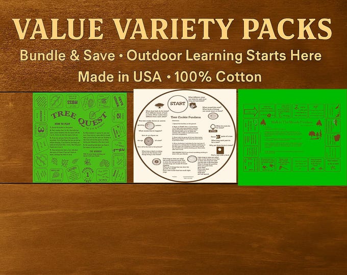 Value Variety 3 Pack-Trees! Tree Quest, Woods, Tree Cookies : Kids Scavenger Hunts