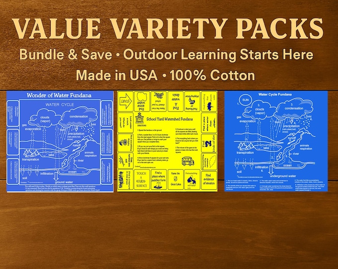 Value Variety Water Cycle Learning 3 Pack: Water Cycle Game, Water Cycle Chart,  Watershed Games