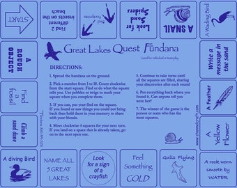 Great Lakes Quest Fundanas! Play our scavenger hunt game to learn about the wildlife, climate, colors of the Great Lakes!