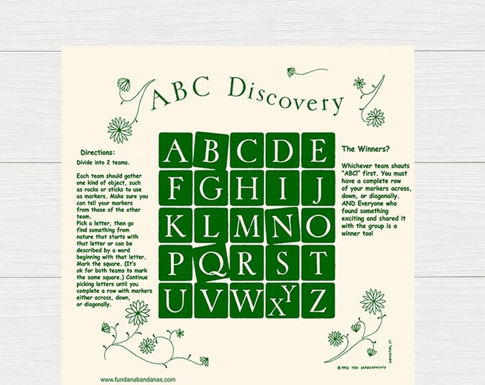 ABC Discovery Fundana – Nature Alphabet Scavenger Hunt & Bingo Game for Kids