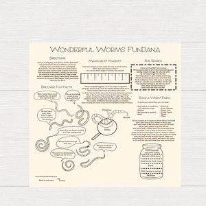 Wonderful Worms Fundana – Worm Scavenger Hunt & Nature Game for Kids | Outdoor STEM Activity for Teachers, Scouts, Homeschool, Camps!