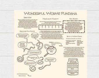 Wonderful Worms Fundana – Worm Scavenger Hunt & Nature Game for Kids | Outdoor STEM Activity for Teachers, Scouts, Homeschool, Camps!