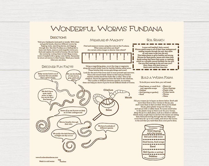 Wonderful Worms Fundana – Worm Scavenger Hunt & Nature Game for Kids | Outdoor STEM Activity for Teachers, Scouts, Homeschool, Camps!