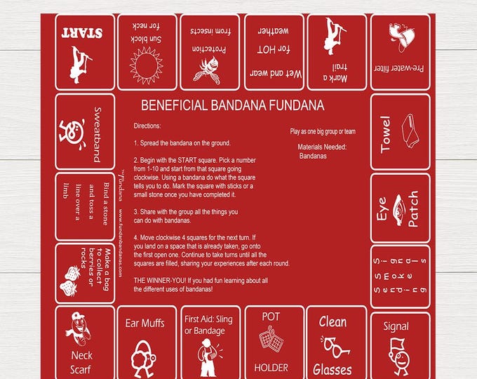 Beneficial Bandana Fundana: Outdoor Survival Game - Scouts, Camps