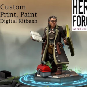 Custom Miniatures - Print, Paint, Customization and Digital Kitbashing.   Heroforge, Eldritch Foundry, Titancraft, and anywhere else!