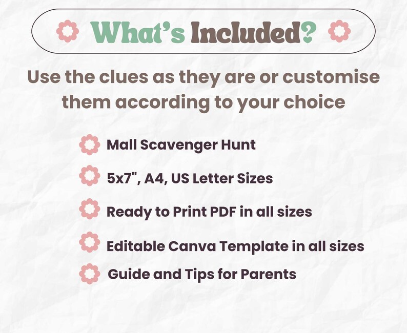 Teen Mall Photo Scavenger Hunt: Fun Birthday Party Game (printable ...