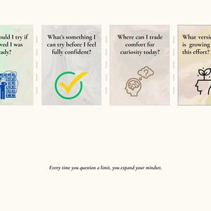 Growth Mindset Development Cards – 12 Printable Prompts for Reflection, Learning & Mindset Shifts