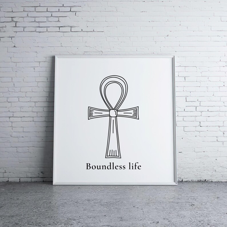 Ankh Symbol SVG PNG PDF Bundle Egyptian Cross Boundless Life Design - Etsy