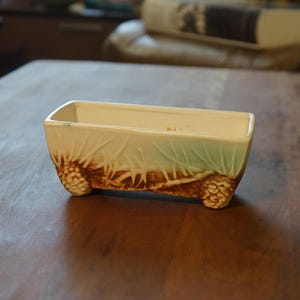 Rectangular McCoy Pinecone Planter