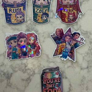 KPOP Demon Hunter Stickers