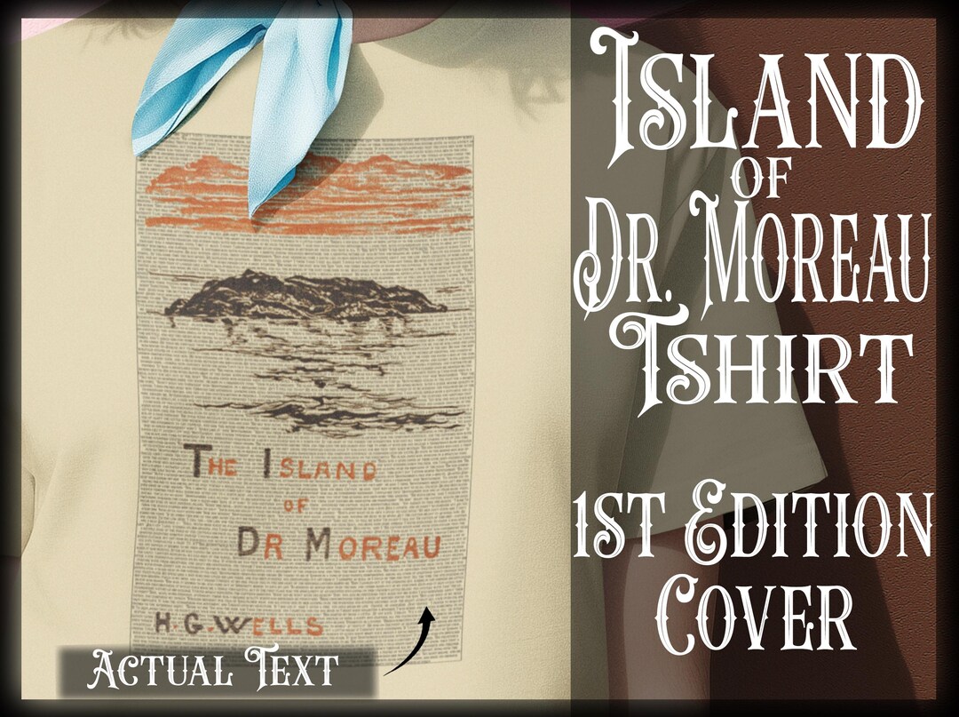 Island of Dr Moreau Beast Folk Tshirt, HG Wells Gothic