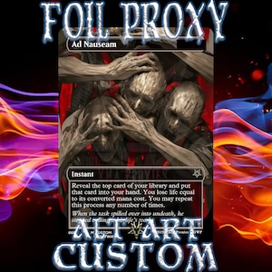 Ad Misselijkheid FOIL Full Art Proxy
