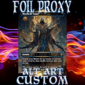 Mystical Tutor FOIL Proxy