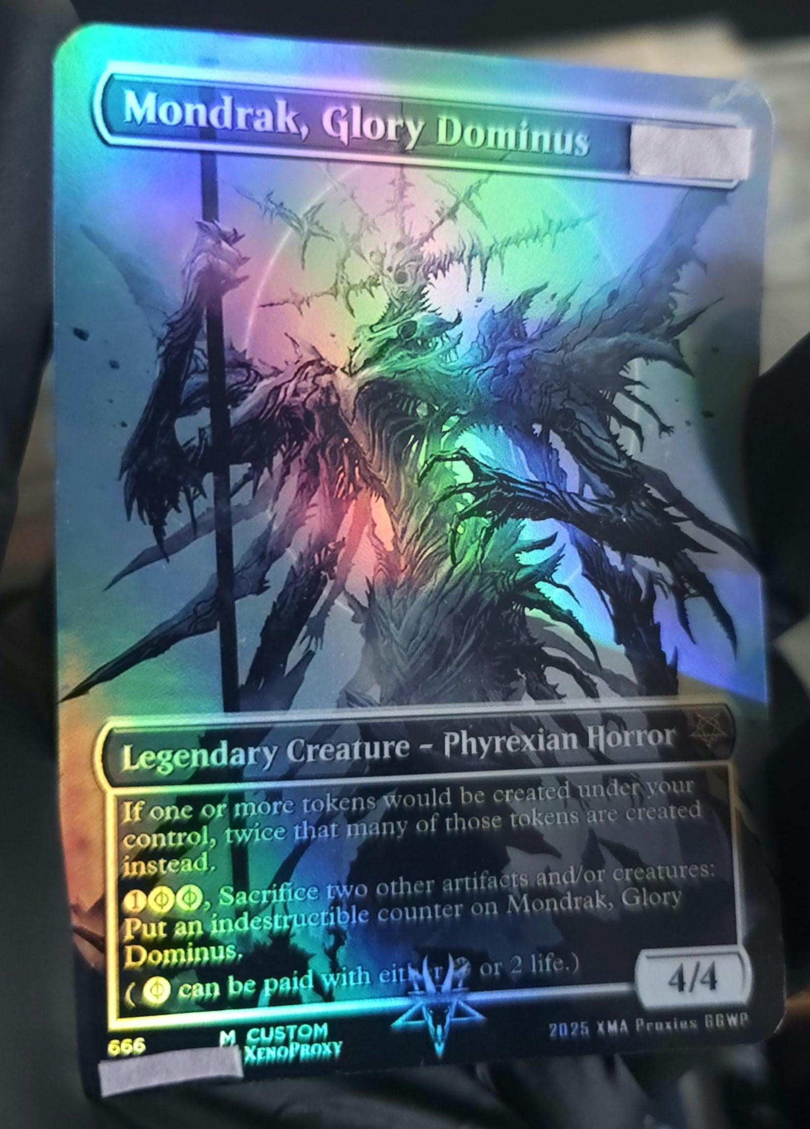 Mondrak, Glory Dominus S&C・Foil Mondrak, Glory Dominus (#299) (Showcase) | Phyrexia: All