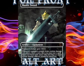Buster Sword FOIL Proxy