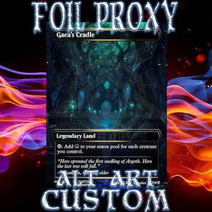 Gaea's Cradle FOIL Proxy
