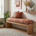 2" Thick Custom Bench Cushion Indoor, Cozy Floor Cushion, Farmhouse Window Seat Cushion, Reading Nook Cushion, Modern Kallax Bench Cushion